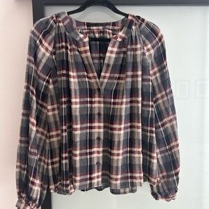 Jenni Kayne Top - Small - EUC - Flannel Material